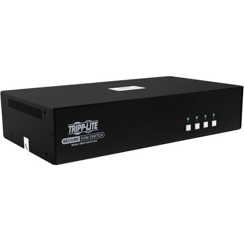 SECURE KVM SWITCH 4-PORT DUAL HEAD HDMI TO HDMI 4K NIAP PP4.0