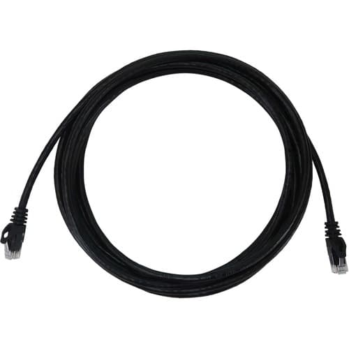 15FT CAT6A ENET CABLE SNAGLESS MOLDED UTP 10G POE M/M BLACK