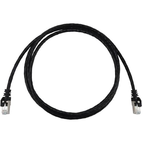 5FT CAT6A BLACK M/M SNAGLESS SHIELDED SLIM 10G ENET CABLE