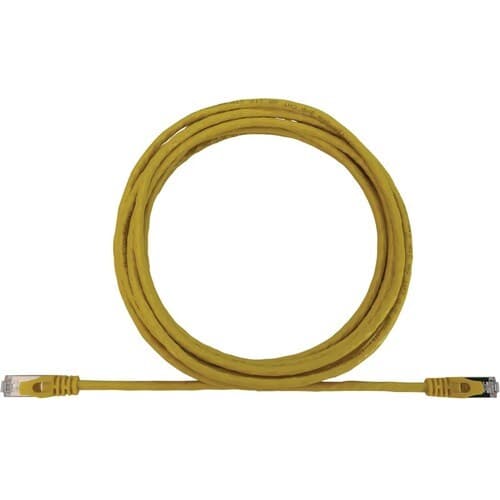 10FT CAT6A YELLOW M/M SNAGLESS SHILEDED SLIM 10G POE ENET CABLE