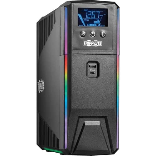 PURE SINE WAVE GAMING UPS 120V BATTERY BACKUP 1000VA 600W LCD USB