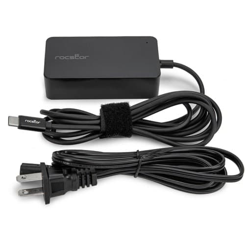45W SMART USB-C POWER ADAPTER 6 FIXED USB-C CABLE-5 POWER CABLE