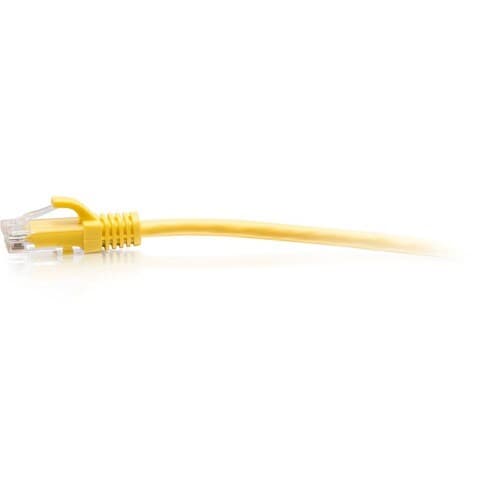 C2G 10FT CAT6A UNSHIELDED UTP SLIM ETHERNET PATCH CABLE - YELLOW