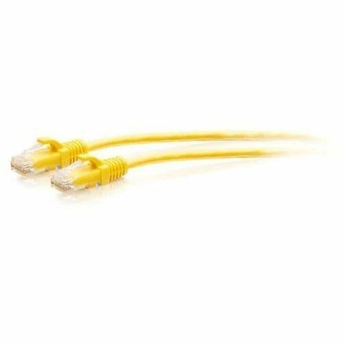C2G 3FT CAT6A UNSHIELDED UTP SLIM ETHERNET PATCH CABLE - WHITE