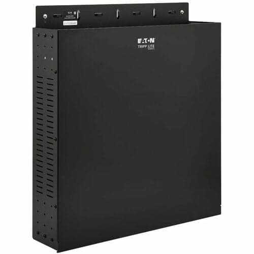 WALLMOUNT RACK ENCLOSURE VENTED VERTICAL LOW-PROFILE 2URM BLACK