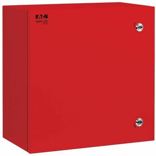 OUTDOOR INDUSTRIAL ENCLOSURE W LOCK 18 X 18 X 10IN NEMA 4 RED