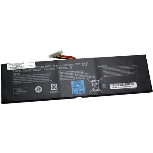 REPLACEMENT 74WHR GMS-C40-BTI BATTERY