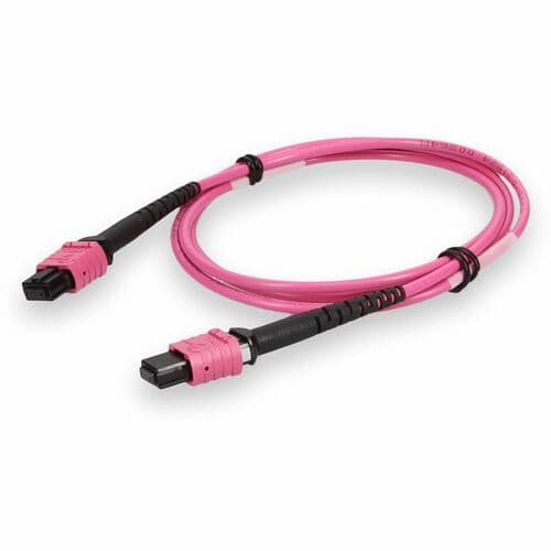 3M MPO F/F MAGENTA OM4 OFNP-PLENUM FIBER PATCH CABLE
