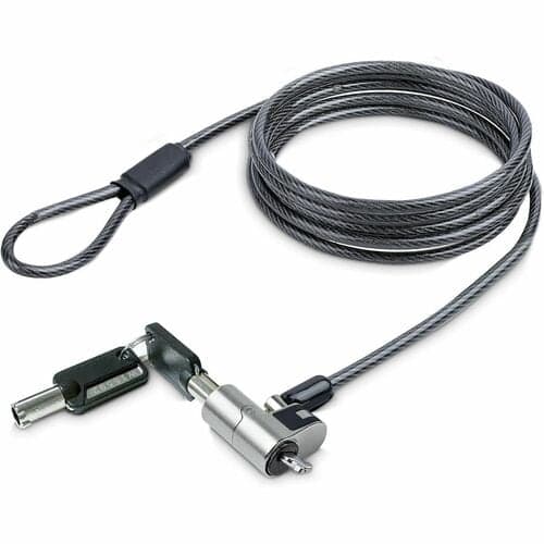 LAPTOP CABLE LOCK NANO SLOT STEEL SECURITY CABLE KEYED LOCK