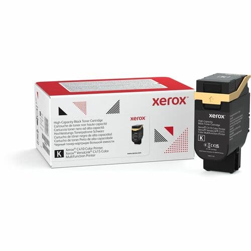 BLACK HIGH CAPACITY TONER XEROX C410 USE  RETURN