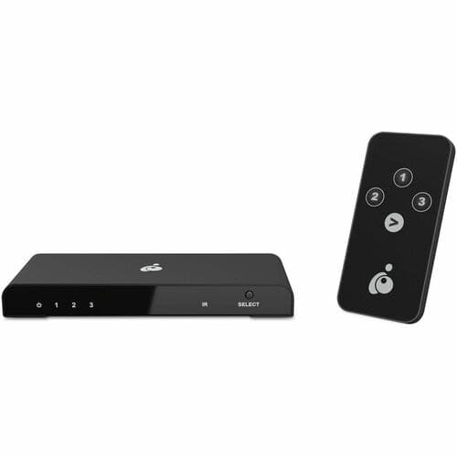 IOGEAR HDMI 3-PORT TRUE 4K 60HZ SWITCH - 3 IN X 1 OUT - HDMI 2.0