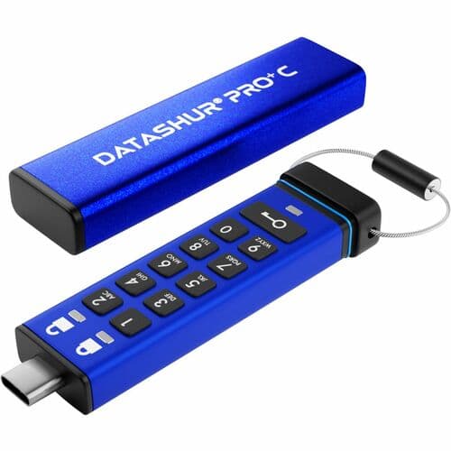 32GB DATASHUR PRO+C FIPS 140-3 SECURE PIN PROTECTED USB DRIVE-TAA