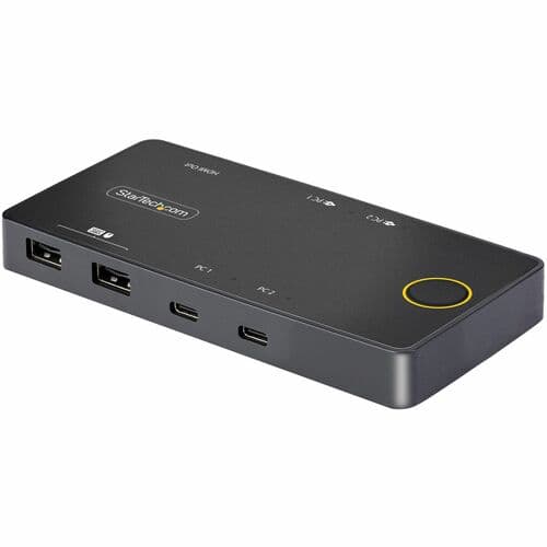 USB-C KVM SWITCH 4K 60HZ DUAL 100W PD PASS-THROUGH