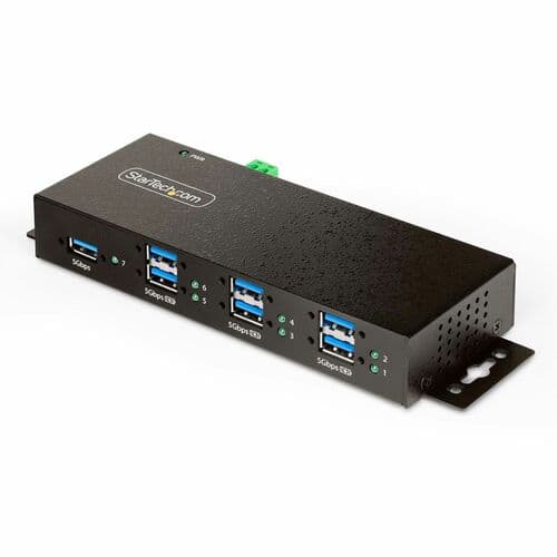 7-PORT MANAGED INDUSTRIAL USB HUB USB 3.0/3.1/3.2 GEN 1 5GBPS