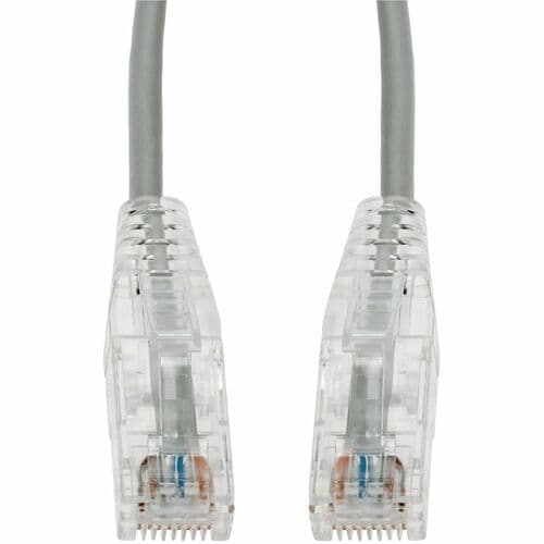 14FT GRAY CAT6A SLIM UTP PVC SNAGLESS CLEAR-CLAW PATCH CBL