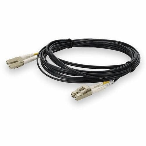 3M LC M/M BLACK OM4 DUPLEX OFNP-PLENUM FIBER PATCH CABLE