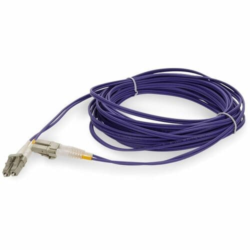 6M LC M/M PURPLE OM4 DUPLEX OFNP-PLENUM TAA FIBER PATCH CABLE