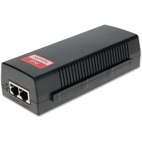 1GBS 1RJ-45 TO 1 RJ-45 PORT POE POWER INJECTOR 56V90W OVER 4-PAIRS
