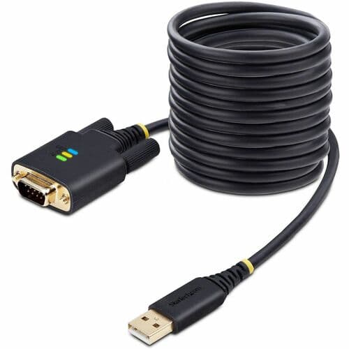 10FT USB TO SERIAL CABLE - USB TO DB9 RS232 ADAPTER