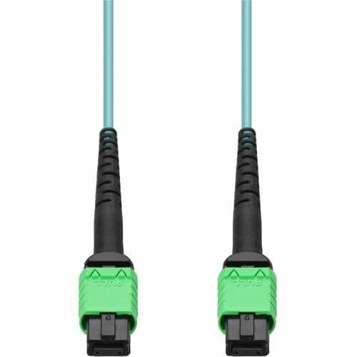 MPO F/F PATCH CBL 3M AQUA OM4 RISER FIBER