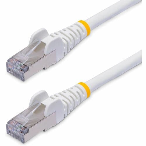 CAT8 ETHERNET CABLE WHITE 25G/40G S/FTP LSZH 100W POE