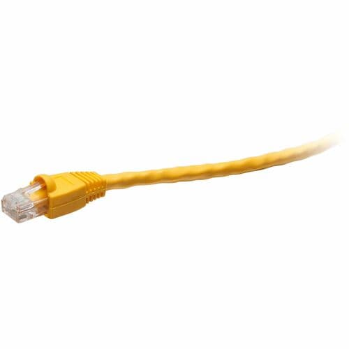 QS 50FT/15.2M YLW BOOTED C6 UTP CM TAA