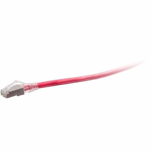 QS 30FT/9.1M RED BOOTED C6A STP CM TAA