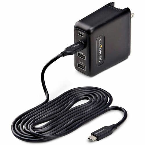 100W USB-C WALL CHARGER GAN POWER ADAPTER 2X USB-C/2X USB-A