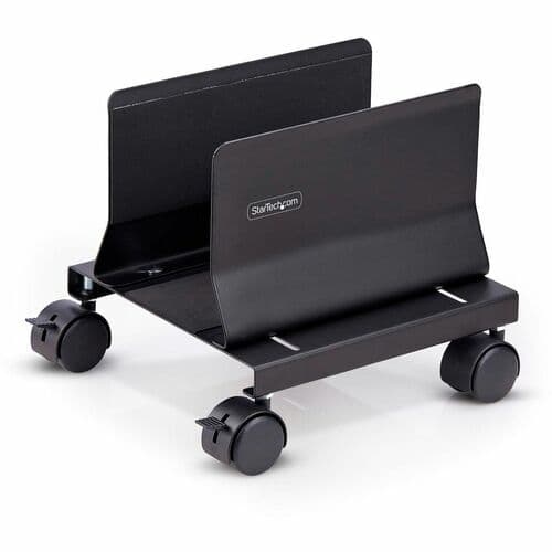 COMPUTER TOWER CART ROLLING CPU CADDY ON WHEELS PC MOUNT