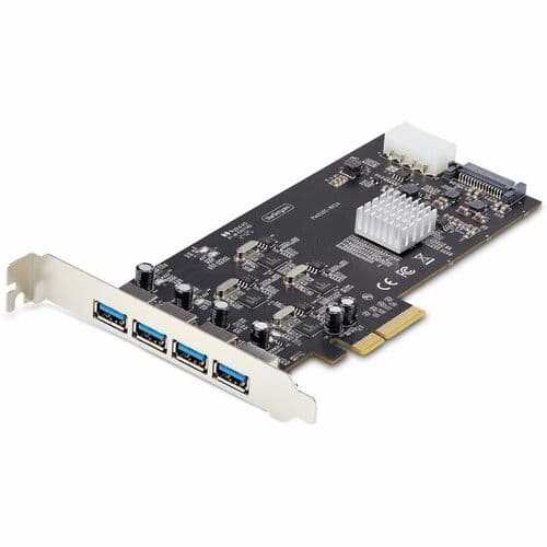 4-PORT USB-A PCIE CARD 5GBPS 4X USB CONTROLLERS PCI EXPRESS CARD