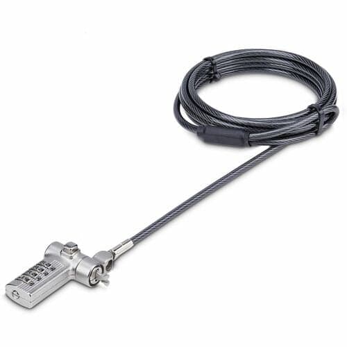 UNIVERSAL LAPTOP CABLE LOCK 6.6FT SERIALIZED SECURITY CABLE