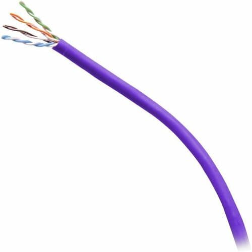 C2G BULK CAT6 UTP CMP TAA PRPLE C2G 1000FT CAT6 ETHERNET CABLE CMP