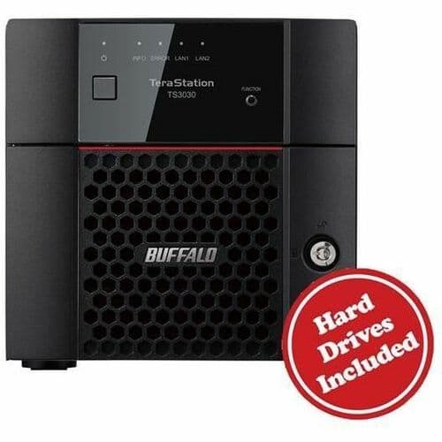TERASTATION 3230DN 16TB 2BAY NAS 2X8TB HD SATA 2.5GBE RAID ISCSI