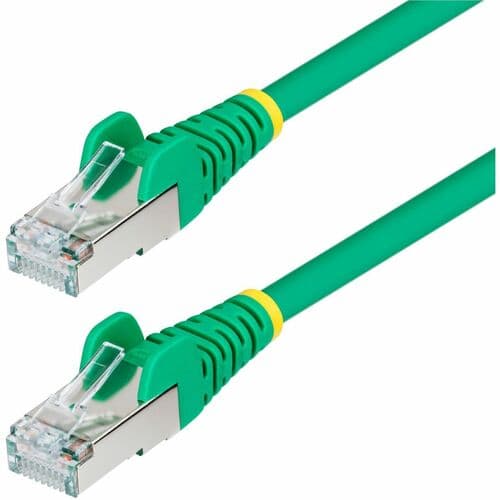 CAT6A ETHERNET CABLE - GREEN 10GBE S/FTP LSZH 100W POE