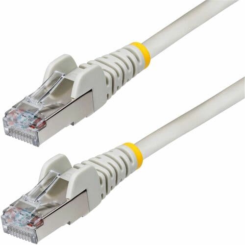 CAT6A ETHERNET CABLE - GRAY 10GBE S/FTP LSZH 100W POE