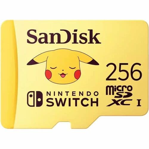 SDSQXAO-256G-GN6ZK SANDISK USD FOR NINTENDO SWITCH SYSTEM POKMON 1
