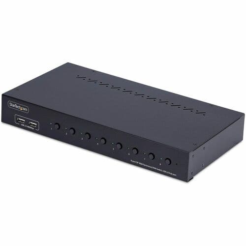 8-PORT RACK MOUNT KVM SWITCH - DISPLAYPORT 1.2 KVM 4K 60HZ