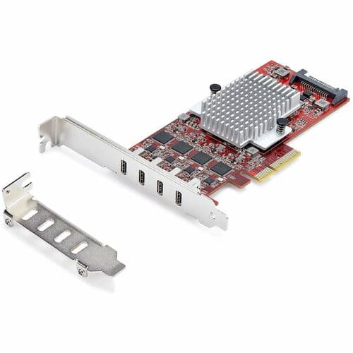 4-PORT USB TYPE-C PCIE CARD - USB-C 3.2 10GBPS PCI EXPRESS TAA