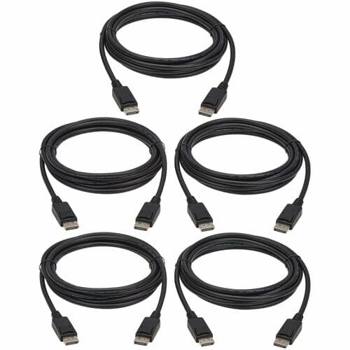 4K DISPLAYPORT CABLES WITH LATCHING CONNECTORS M/M 4K 10FT