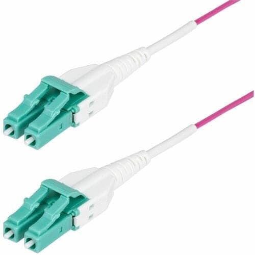 OM4 LC/LC MULTIMODE FIBER CABLE UNIBOOT/OFNR RISER/100G - 50/125