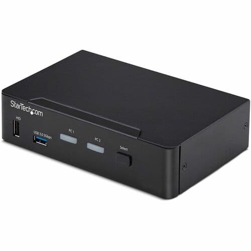 2-PORT DISPLAYPORT KVM SWITCH 4K 60HZ USB 3.0 EDID MANAGEMENT