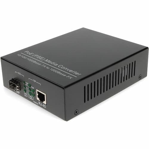 1GBS 1 RJ-45 TO 1 SFP PORT POE MEDIA CONVERTER