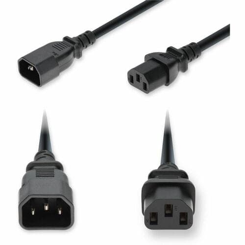 6FT C14 C13 14 AWG BLK PWR CBL 250V AT 15A
