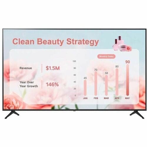 43IN LCD TV 3840X2160 UHD 4K HDMI USB RS232 RJ45