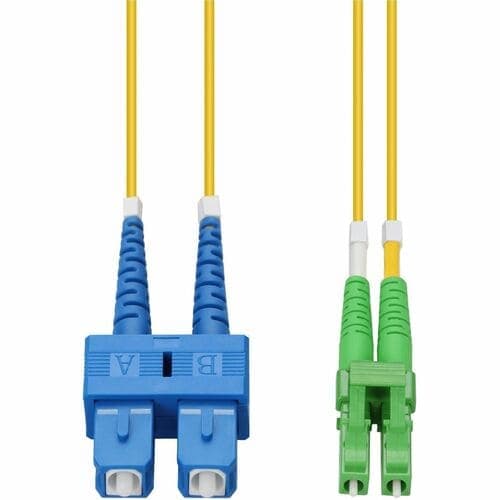 10M SC/ALC M/M YELLOW OS2 DUPLEX OFNR-RISER FIBER PATCH CABLE