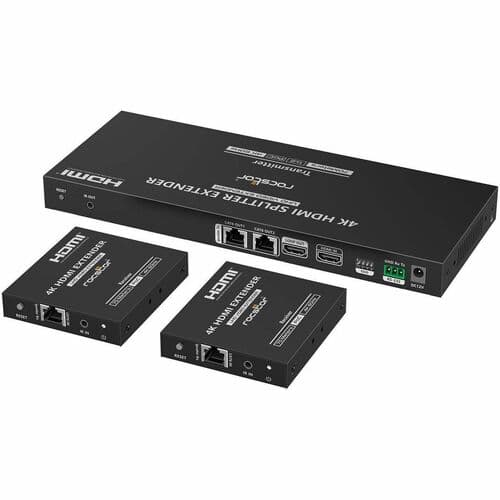 TRUEREACH TR15 4K60HZ 1 X 2 HDMI SPLITTER WITH EXTENDER