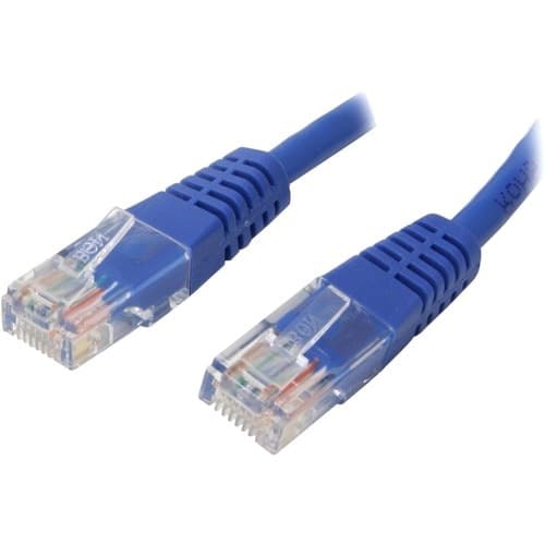 1FT BLUE CAT5E ETHERNET CABLE RJ45 PATCH CABLE GIGABIT LAN CORD