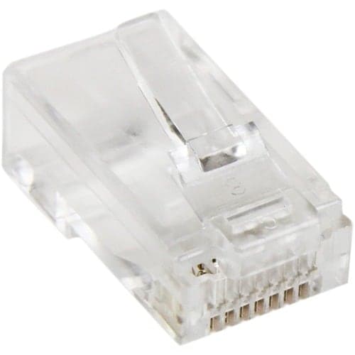 CAT5E MODULAR ETHERNET PLUGS RJ45 STRANDED WIRE 50 PACK