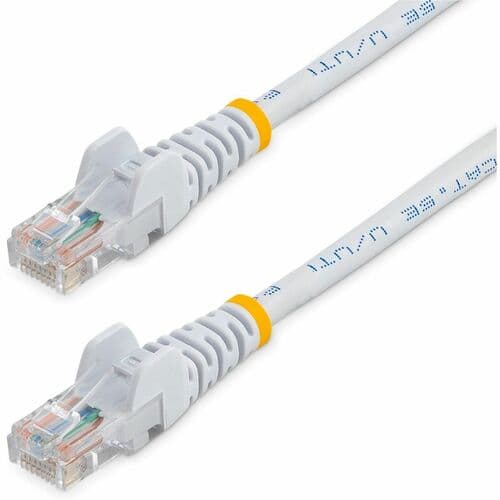 6FT WHITE CAT5E CABLE SNAGLESS ETHERNET CABLE GIGABIT LAN RJ45