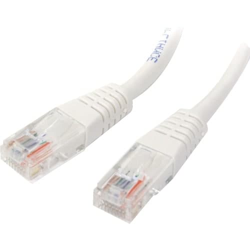 10FT WHITE CAT5E ETHERNET CABLE RJ45 PATCH CABLE GIGABIT LAN CORD